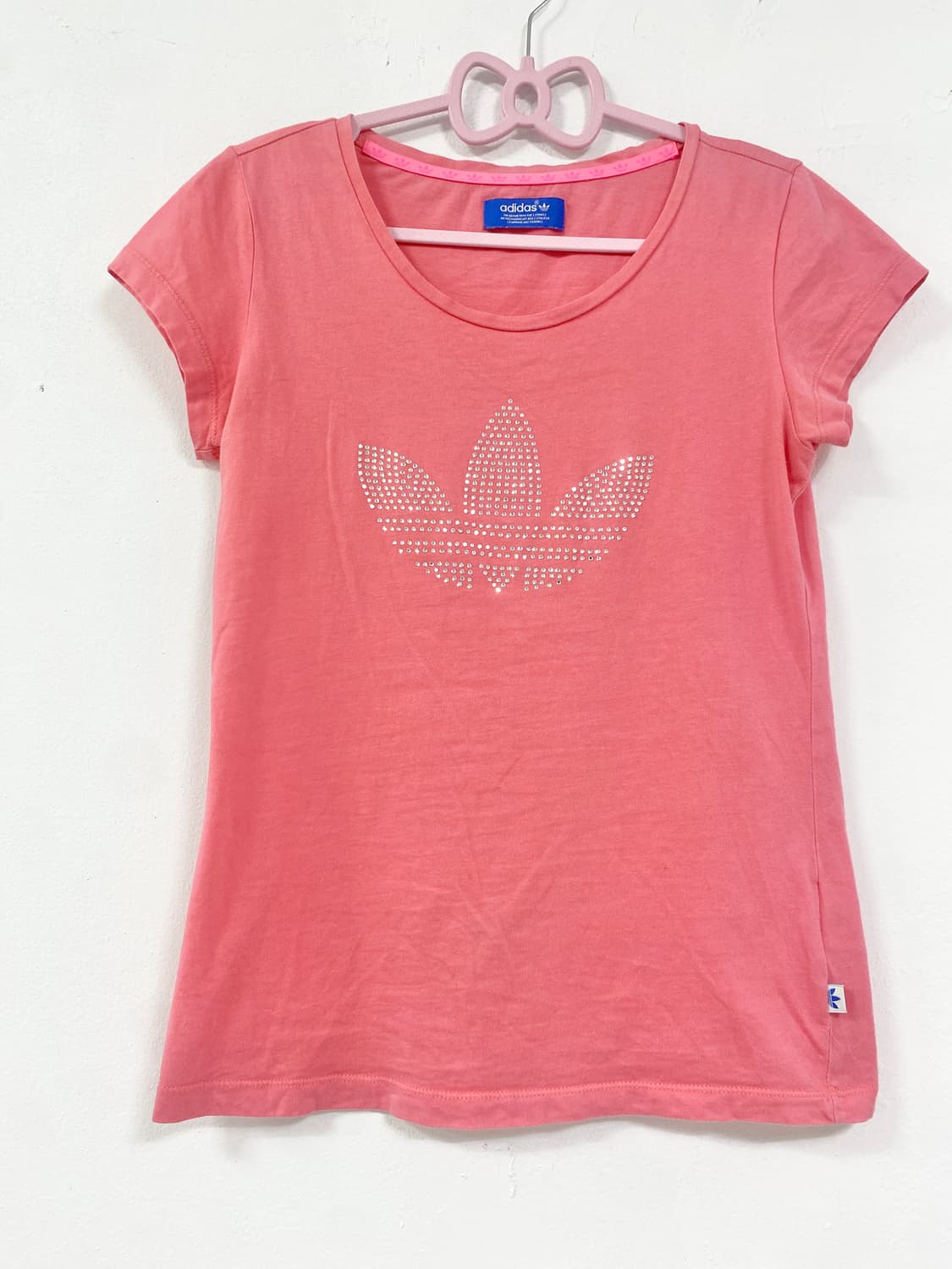 ADIDAS PINK CUBIC LOGO T-SHIRT 상품이미지2