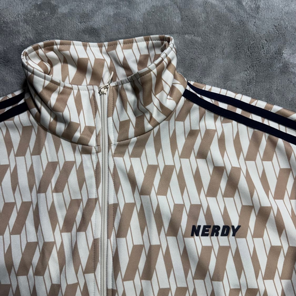 널디 패턴 트랙탑 져지 상품이미지3