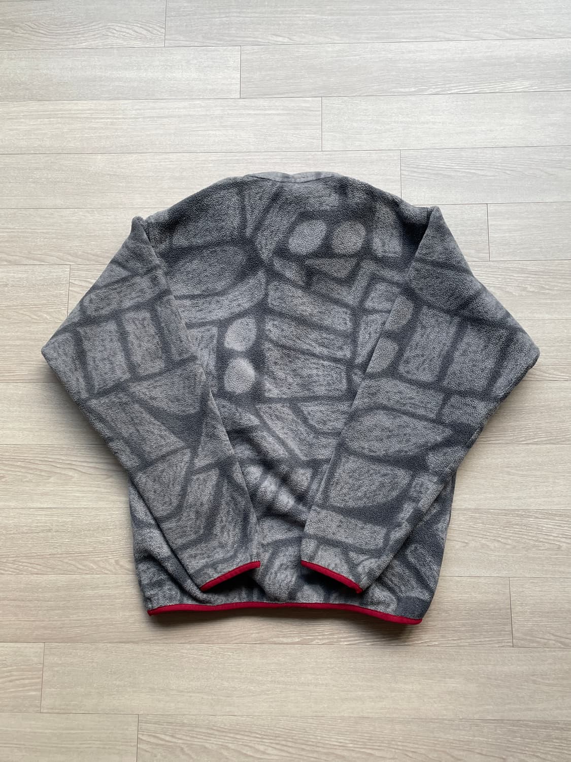 파타고니아 신칠라 아즈텍 그레이 레드 플리스 빈티지 patagonia 상품이미지2