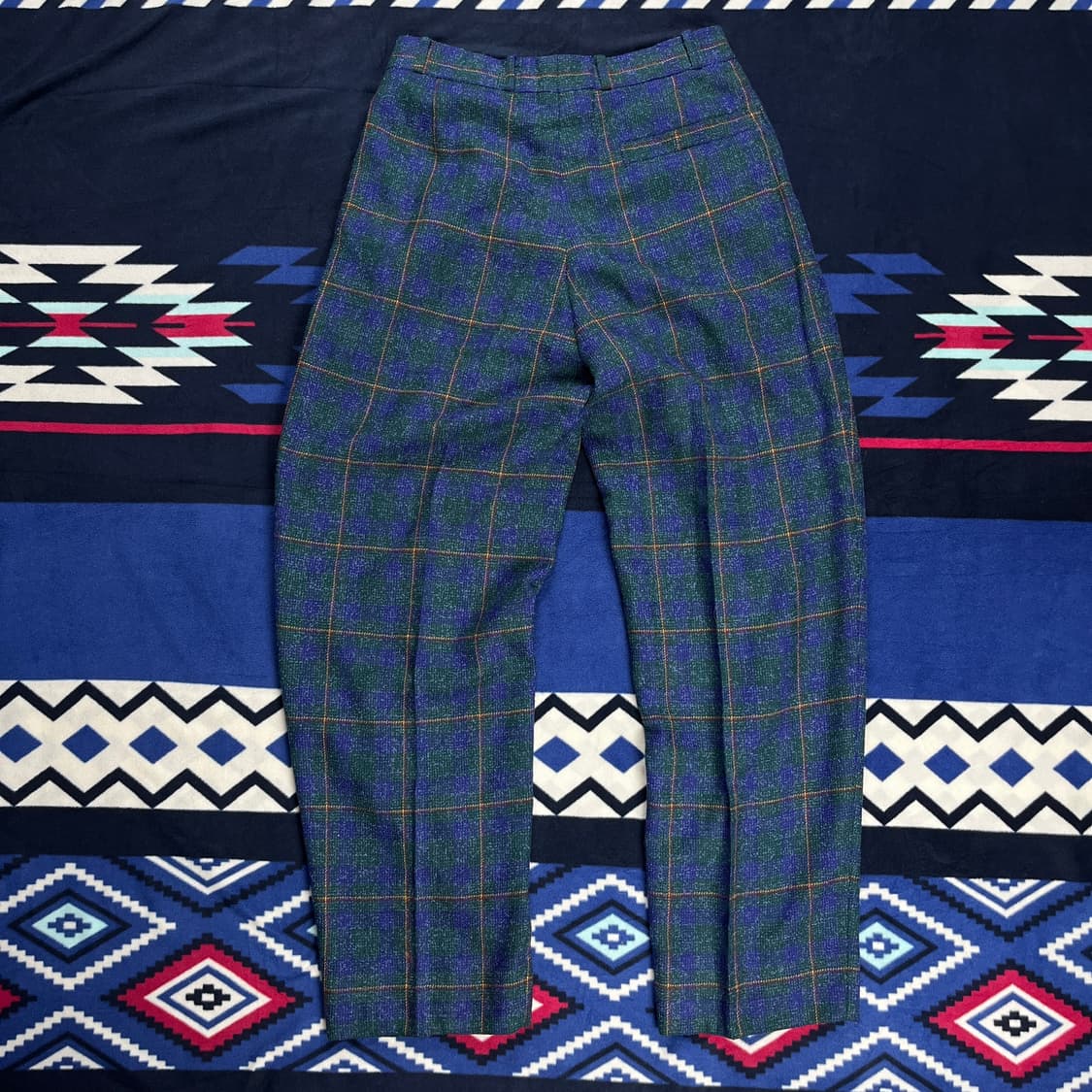 90s barassi 빈티지 체크 플리츠팬츠 (실측확인) 상품이미지6