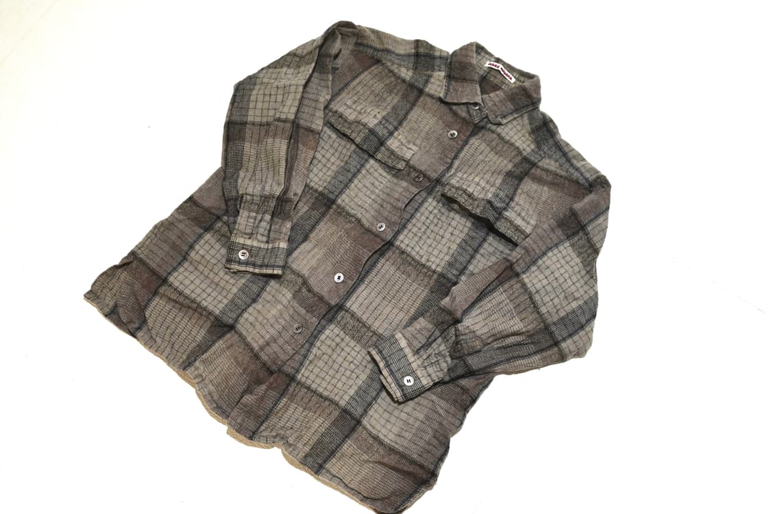 Issey miyake 70s boiled wool shirt 상품이미지1