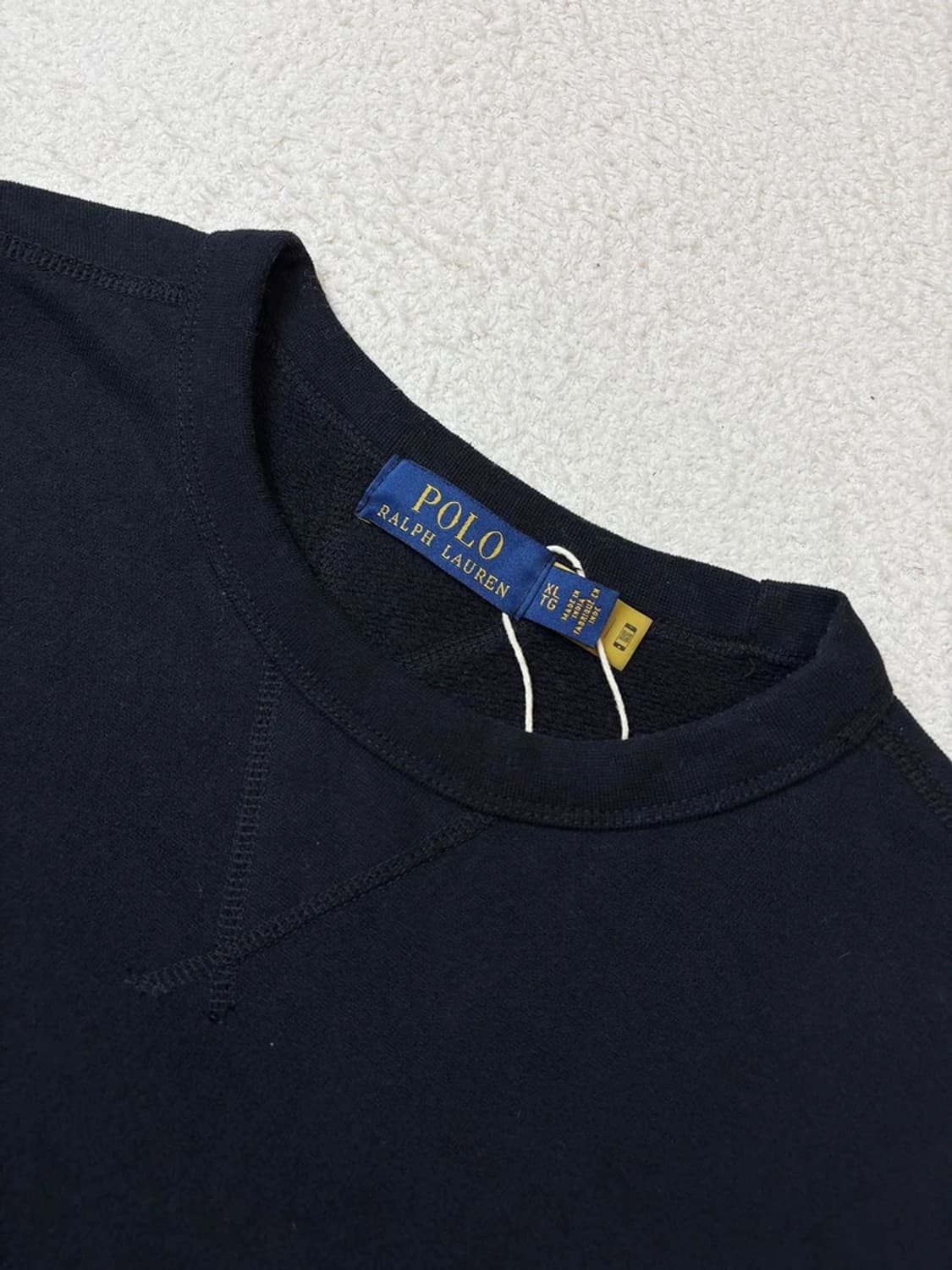 폴로 랄프로렌 로고 큐알 크루넥 맨투맨 PN6422 상품이미지5