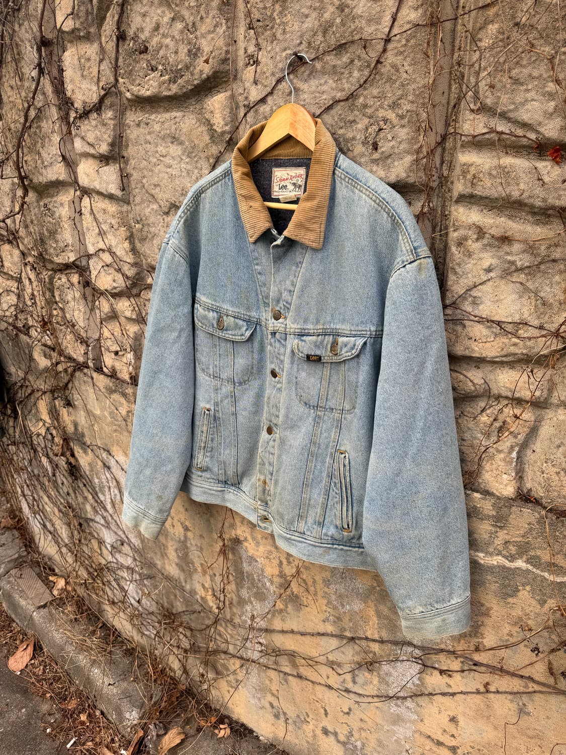90s lee 빈티지 스톰라이더 블랭킷 안감 웨스턴 데님 자켓 상품이미지3