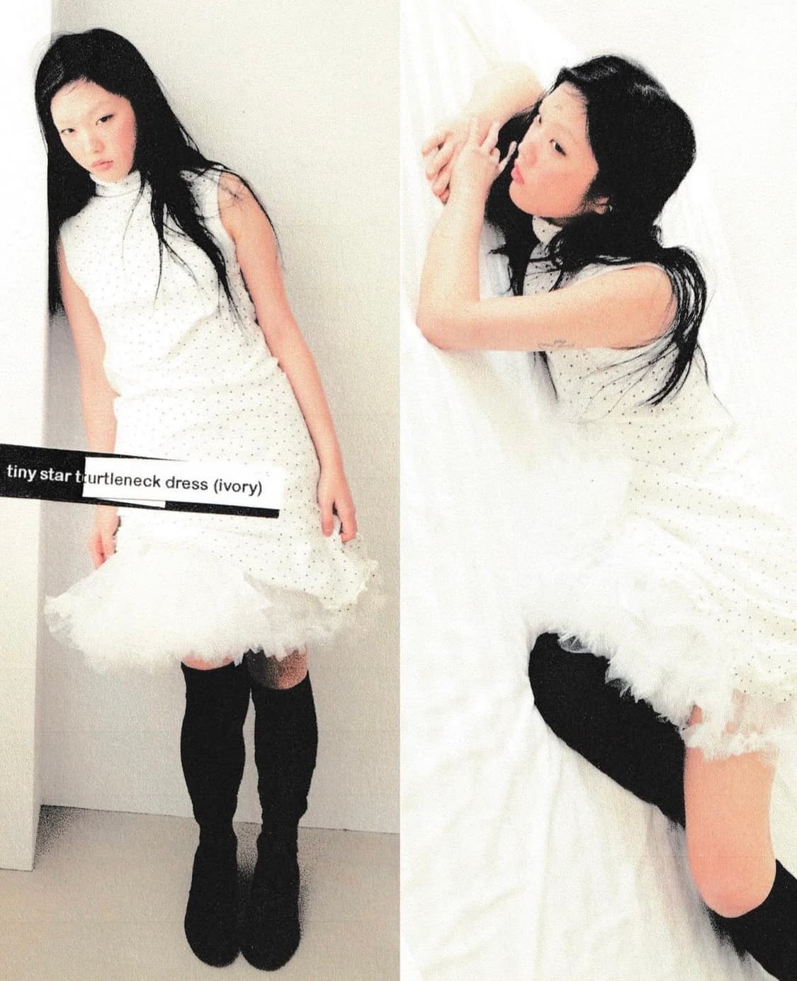 샵페어리 타이니 스타 터틀넥 원피스  상품이미지3