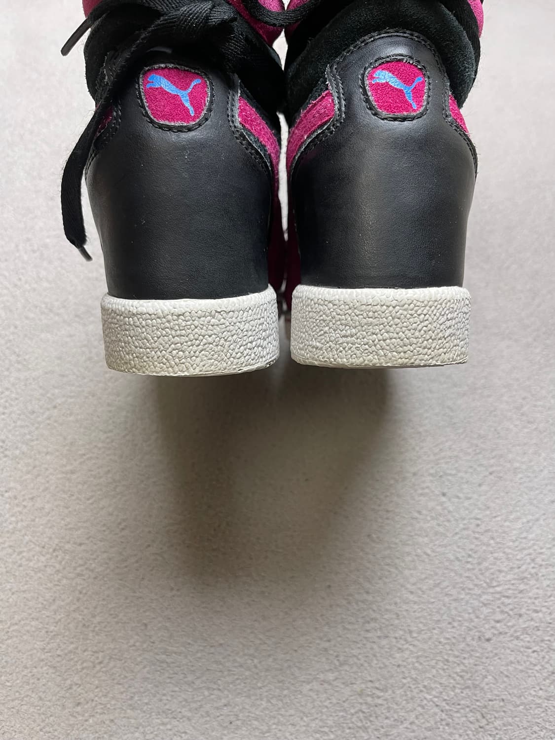 [220] PUMA 푸마 하이탑 스니커즈 블랙 핑크 상품이미지6