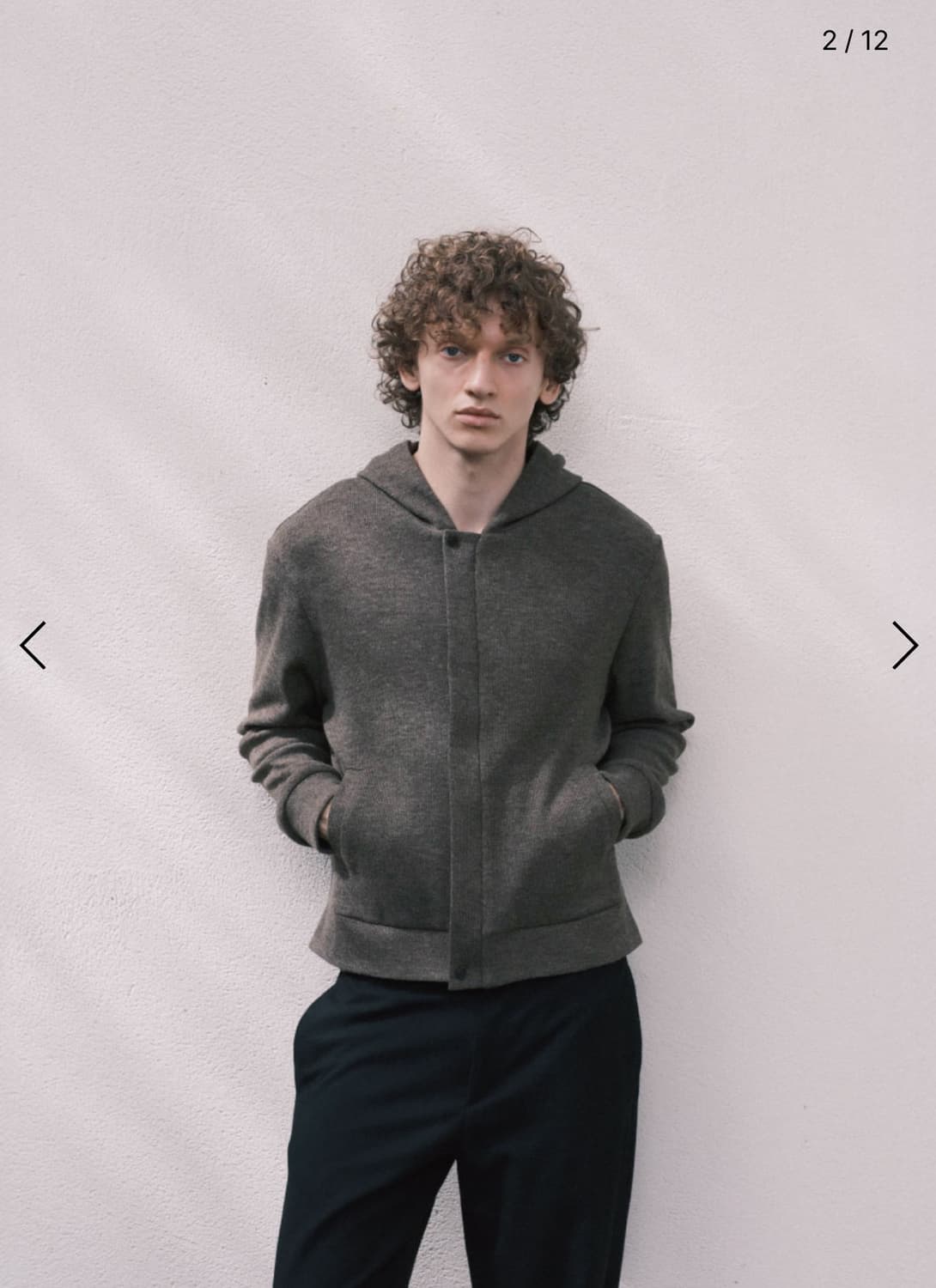 RAKE LACK Simp Hoodie Cardigan - Mocha M 상품이미지5