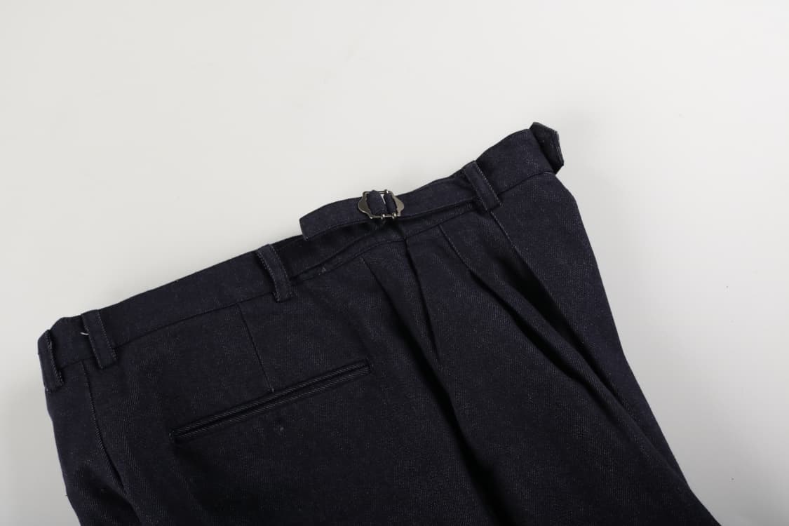 [M] 프리즘웍스 어드저스트 투턱 데님팬츠 상품이미지7