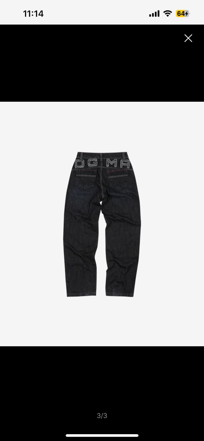 도그마엑스 PATCHED SEMI BAGGY DENIM PANTS 상품이미지2