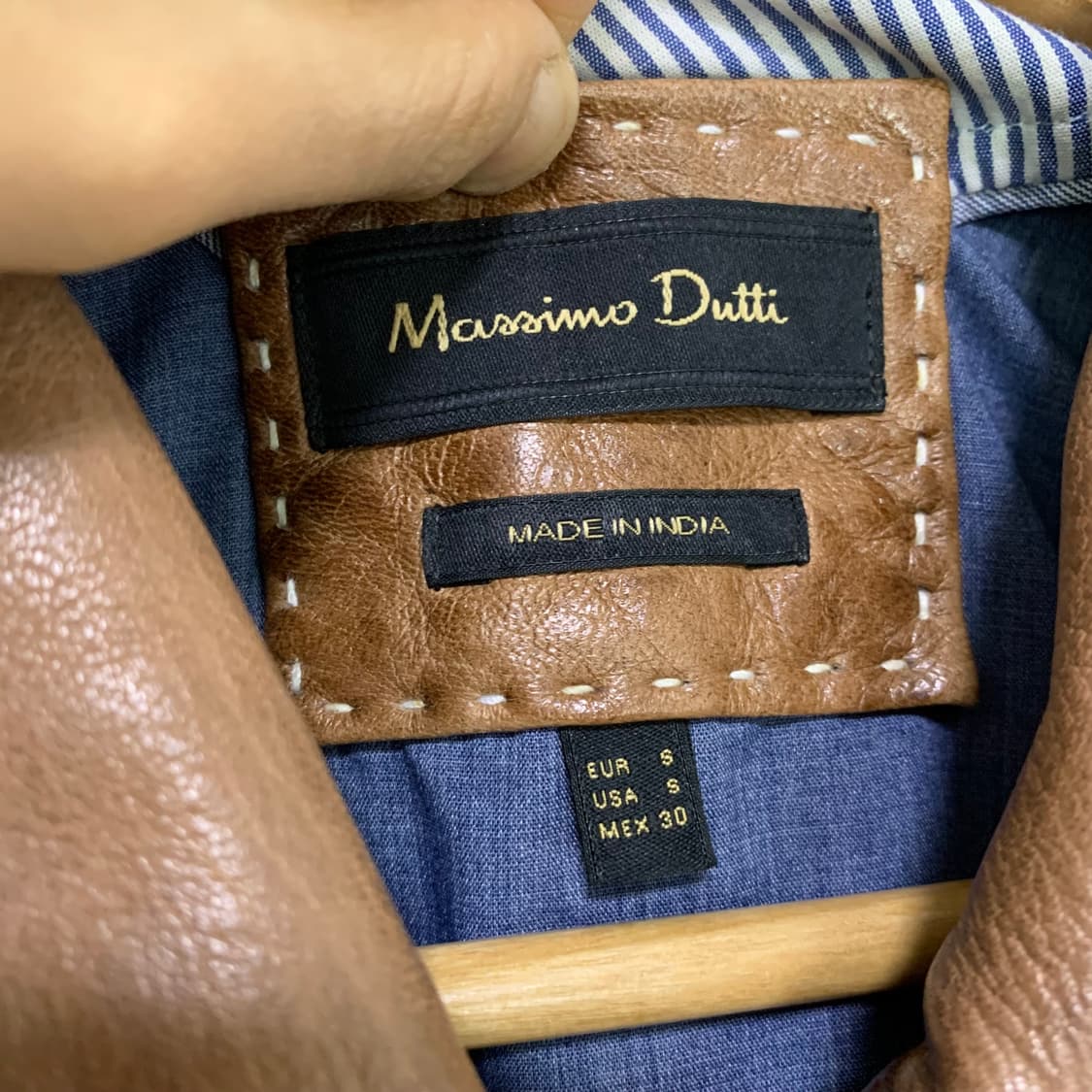 마시모두띠 리얼레더 양가죽 라이더 자켓 여성 S-M 빈티지 상품이미지5