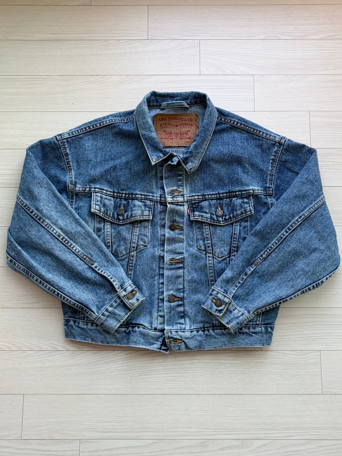 90s LEVIS 올드 리바이스 USA 트러커 데님 자켓 100 (미제) 상품이미지1