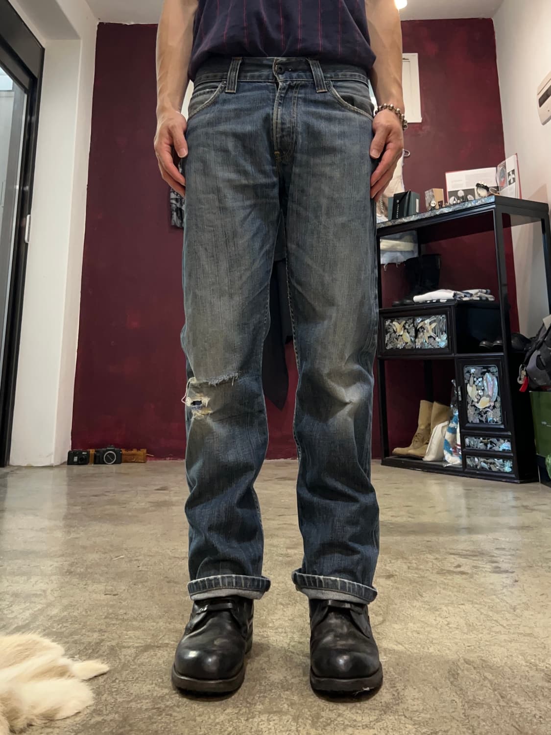 Levis (리바이스) 스트레이트 데님 팬츠 상품이미지1