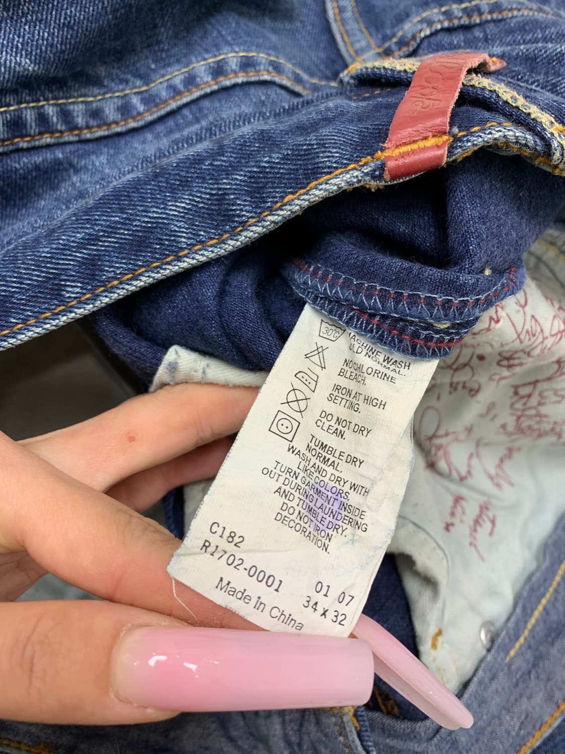 리바이스 진청 데님 팬츠 #689 상품이미지6