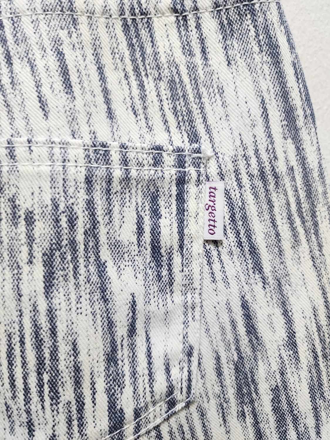 (새상품) TARGETTO 타게토 기하학패턴 데님 상품이미지4