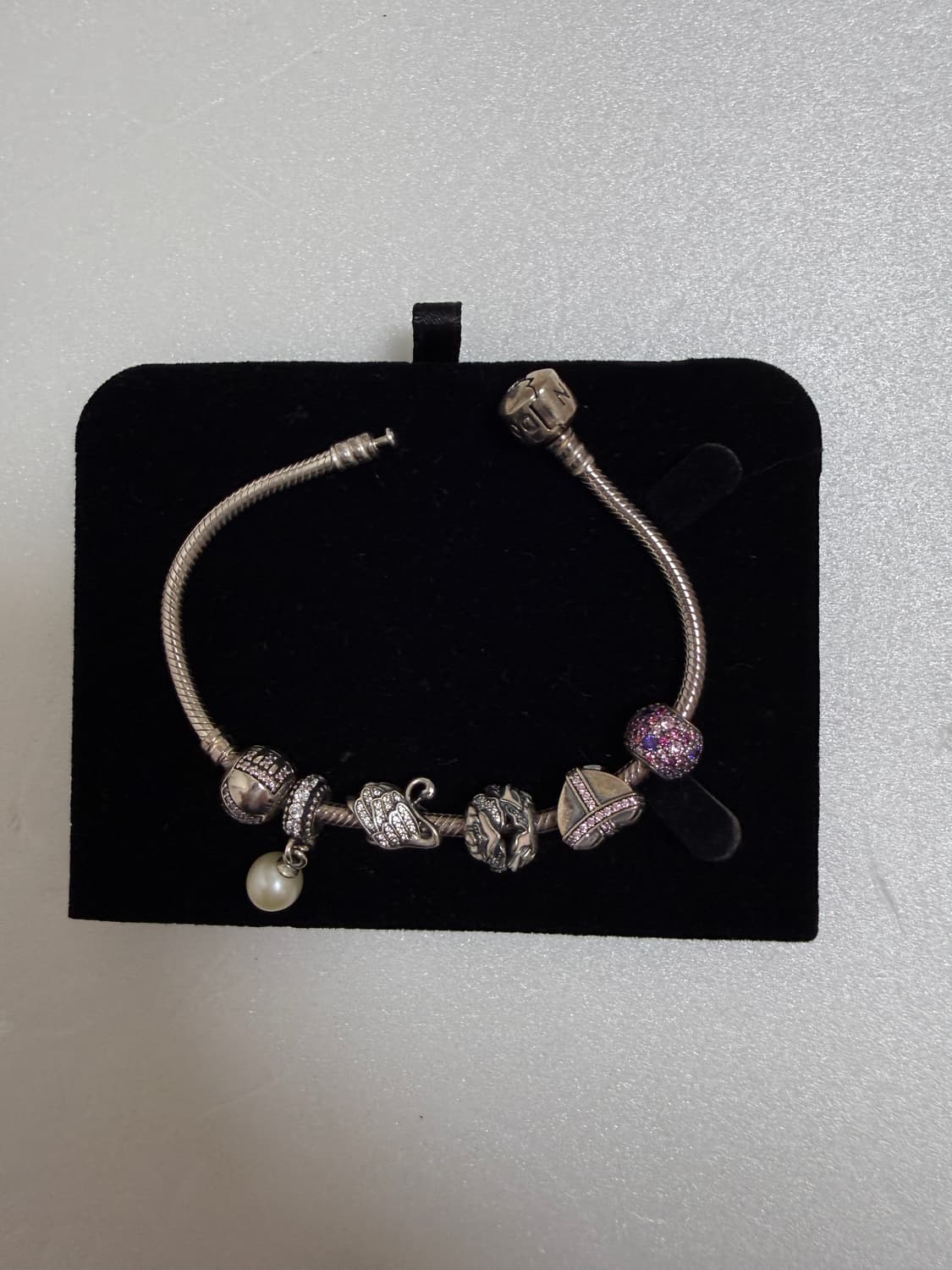 판도라 팔찌 세트 / 실버 참팔찌 / 여성 데일리 악세사리 19cm 상품이미지3