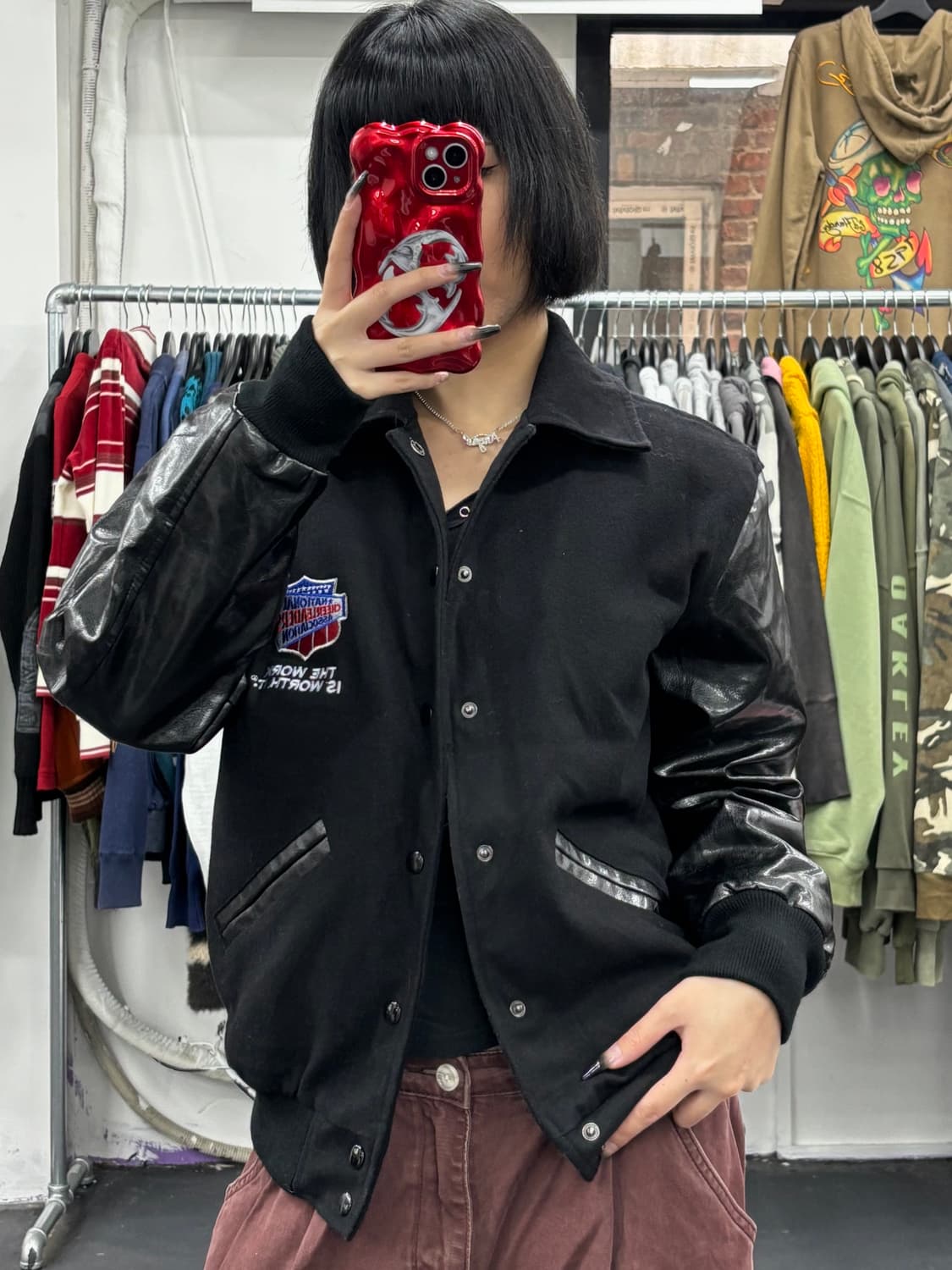 VTG 내셔널 치아리더 바시티 자켓 상품이미지3