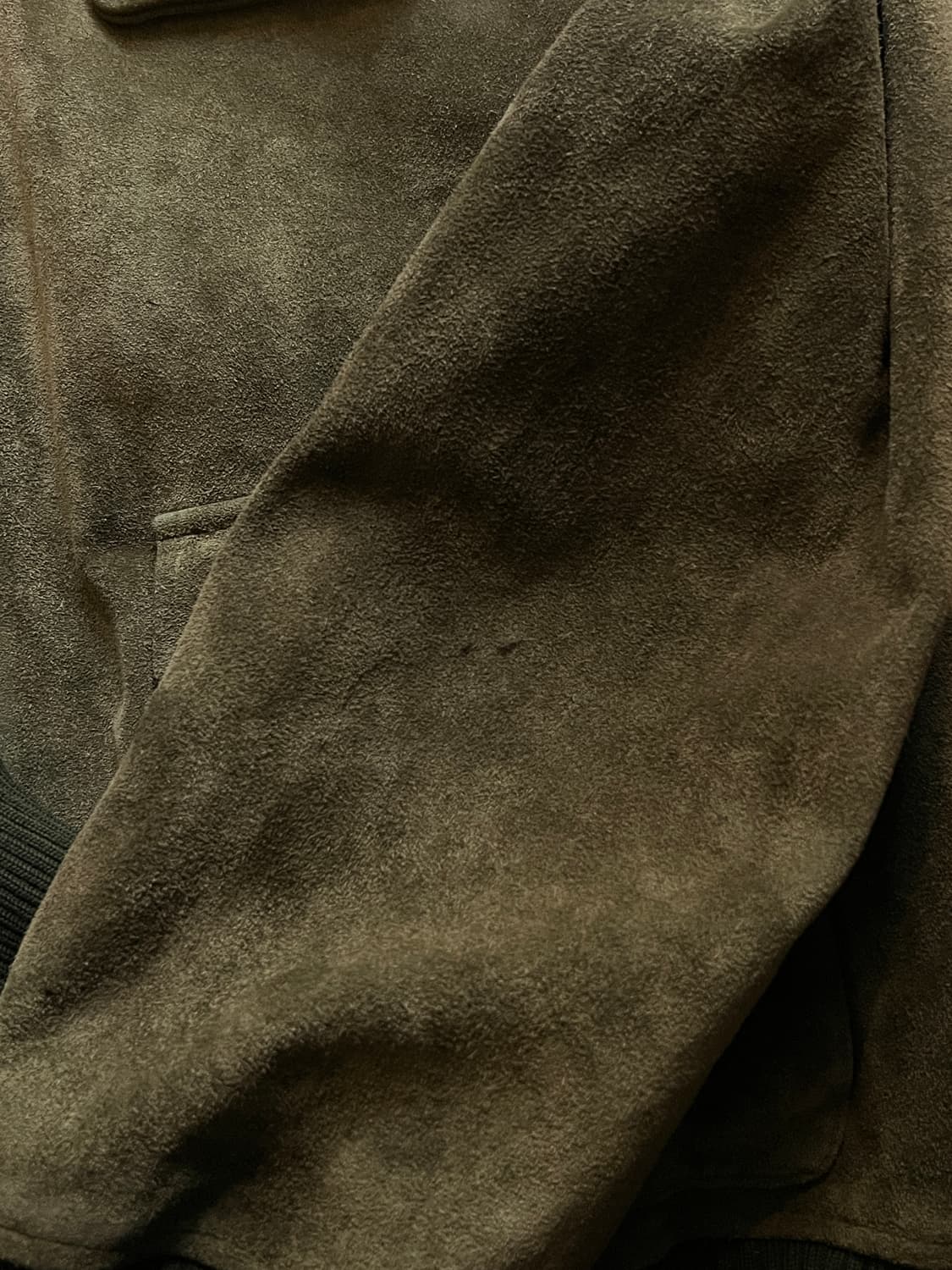 [L]90's 폴로 컨트리 체크 라이닝 리얼 스웨이드 플라이트 자켓 상품이미지7