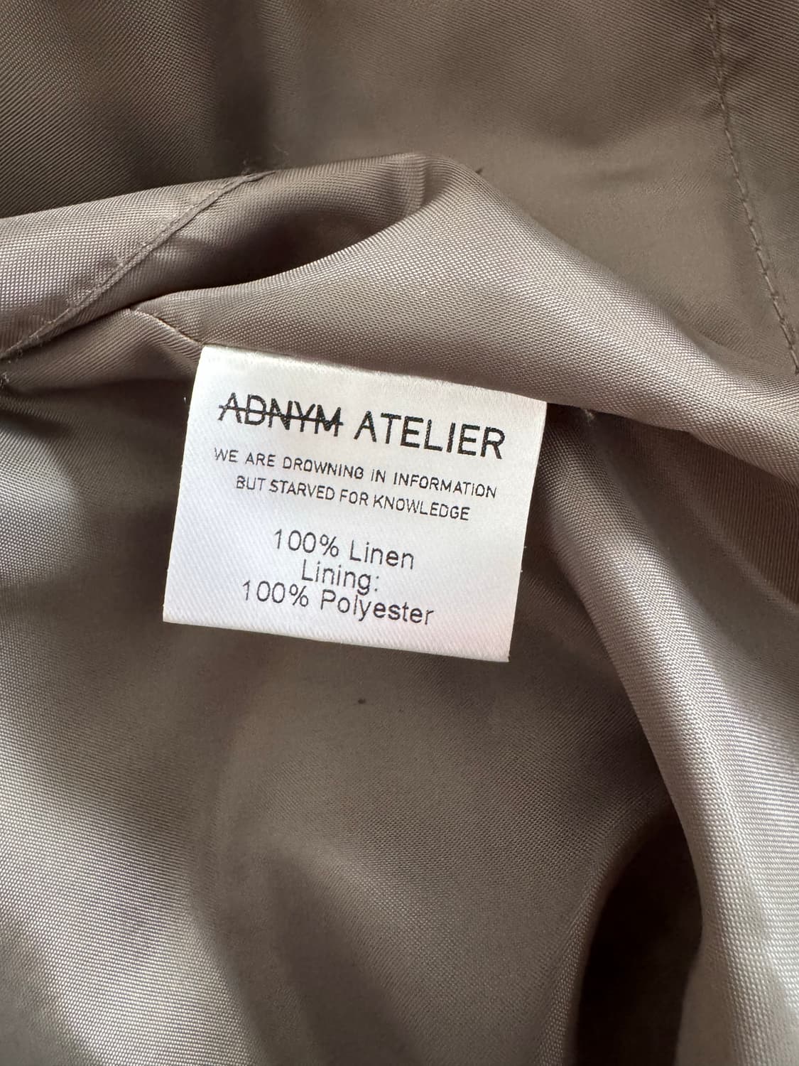 [L] adnym atelier 오버사이즈 벨트 코트 상품이미지7