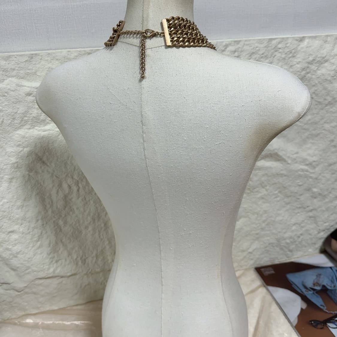 빈티지 이타리아 브레이드 메탈  목걸이 상품이미지3