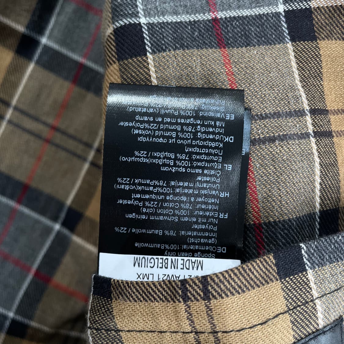 Barbour  바버 인터네셔널 a-7 왁스 자켓 상품이미지8