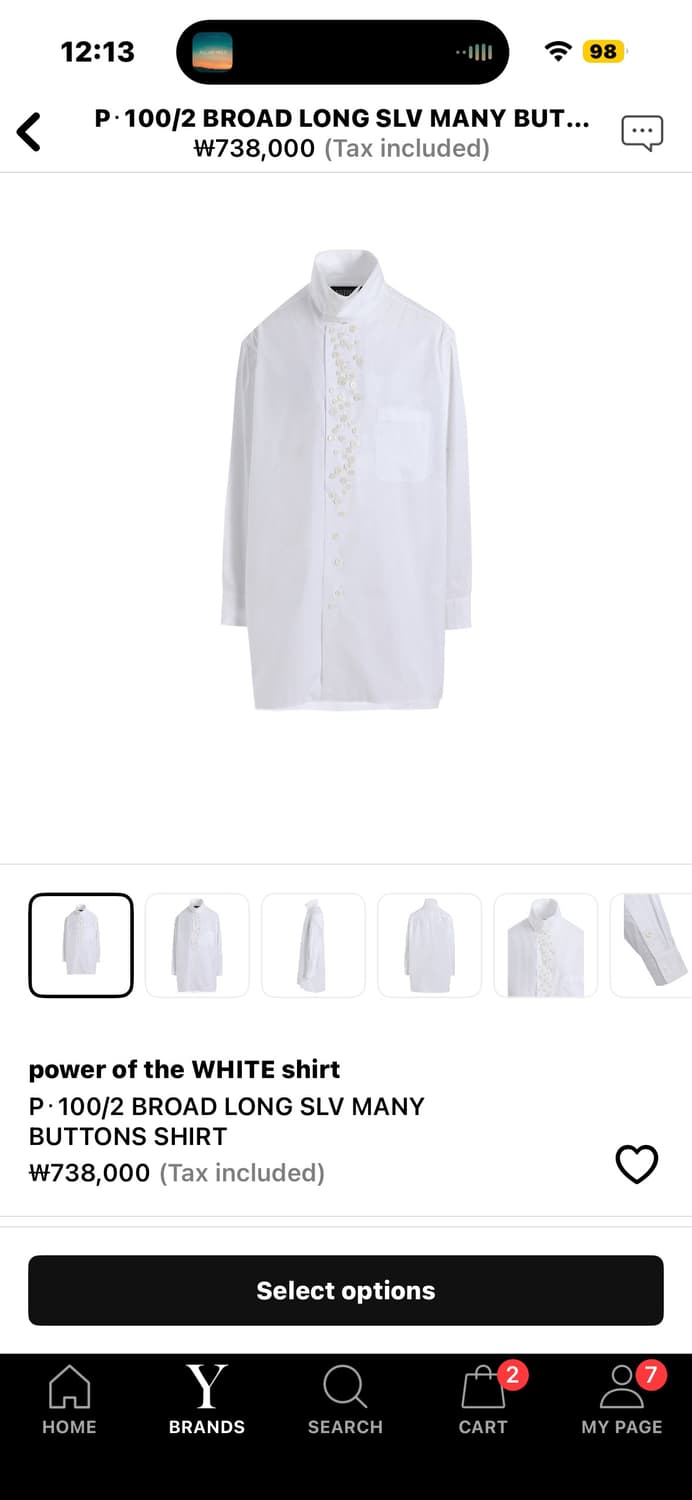 파워오브더화이트셔츠 메니버튼셔츠 상품이미지9