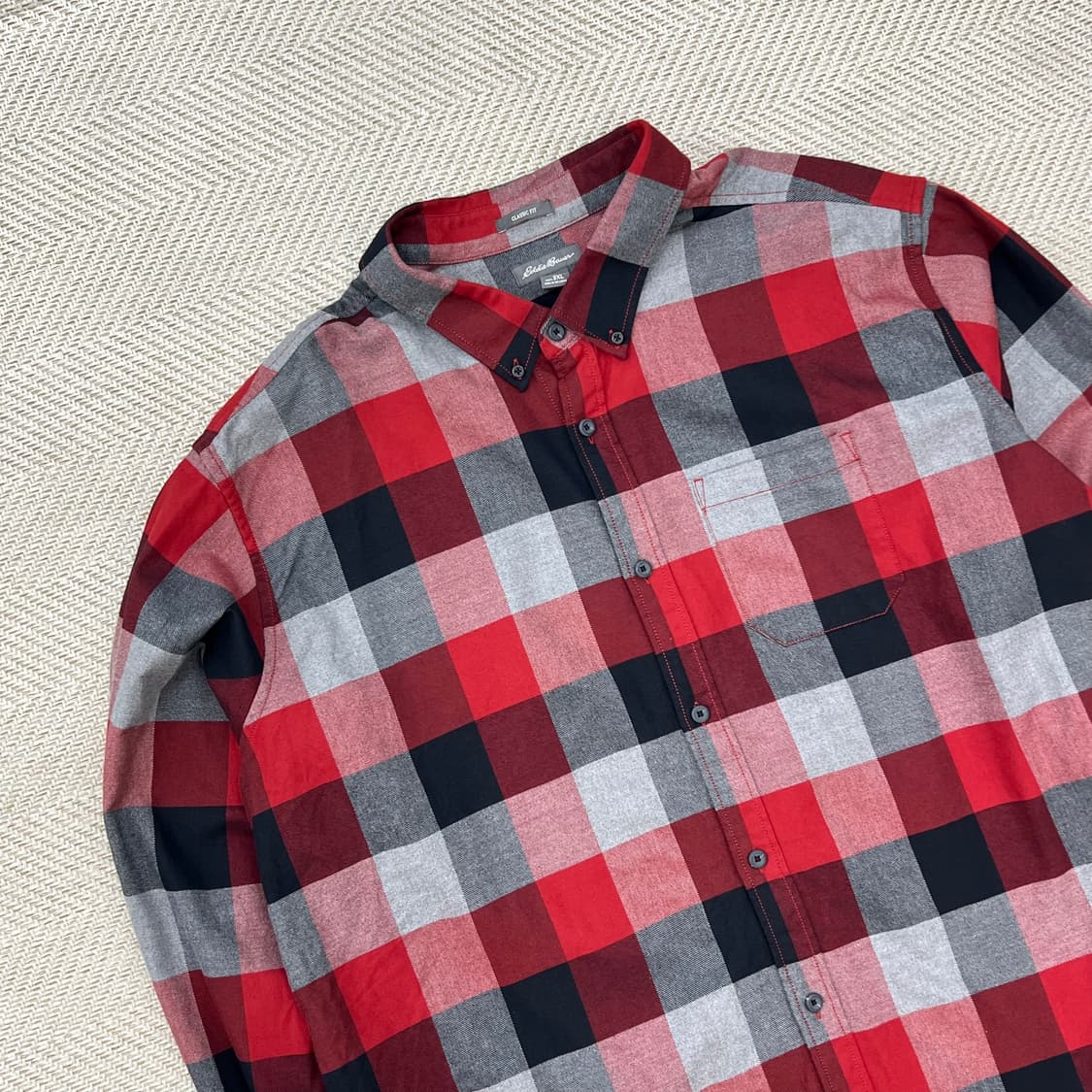 에디바우어 원포켓 체크셔츠 r2885 상품이미지3