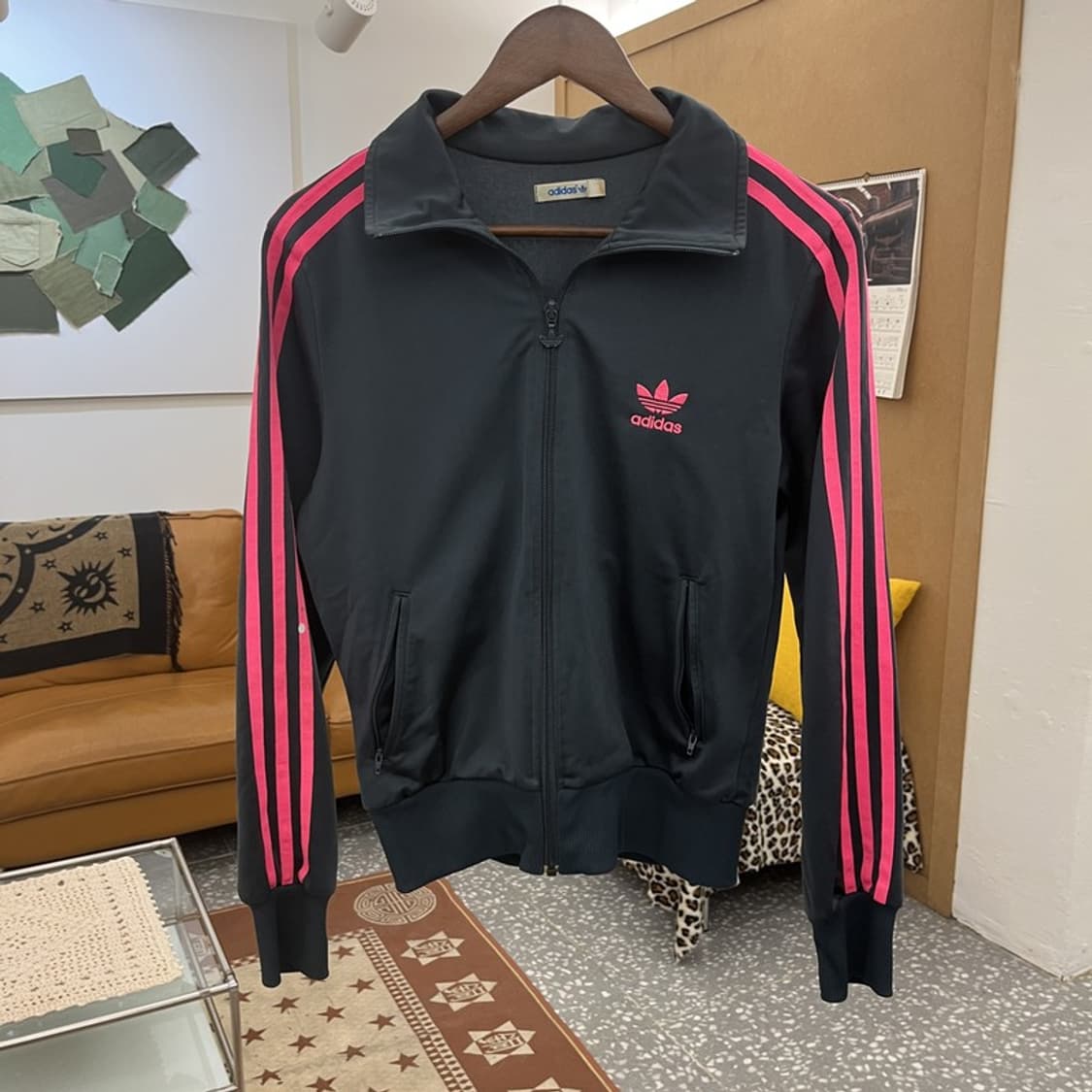 아디다스 Y2K 러블리힙 대장급 핑크삼선 져지 집업 95 C10392 상품이미지3