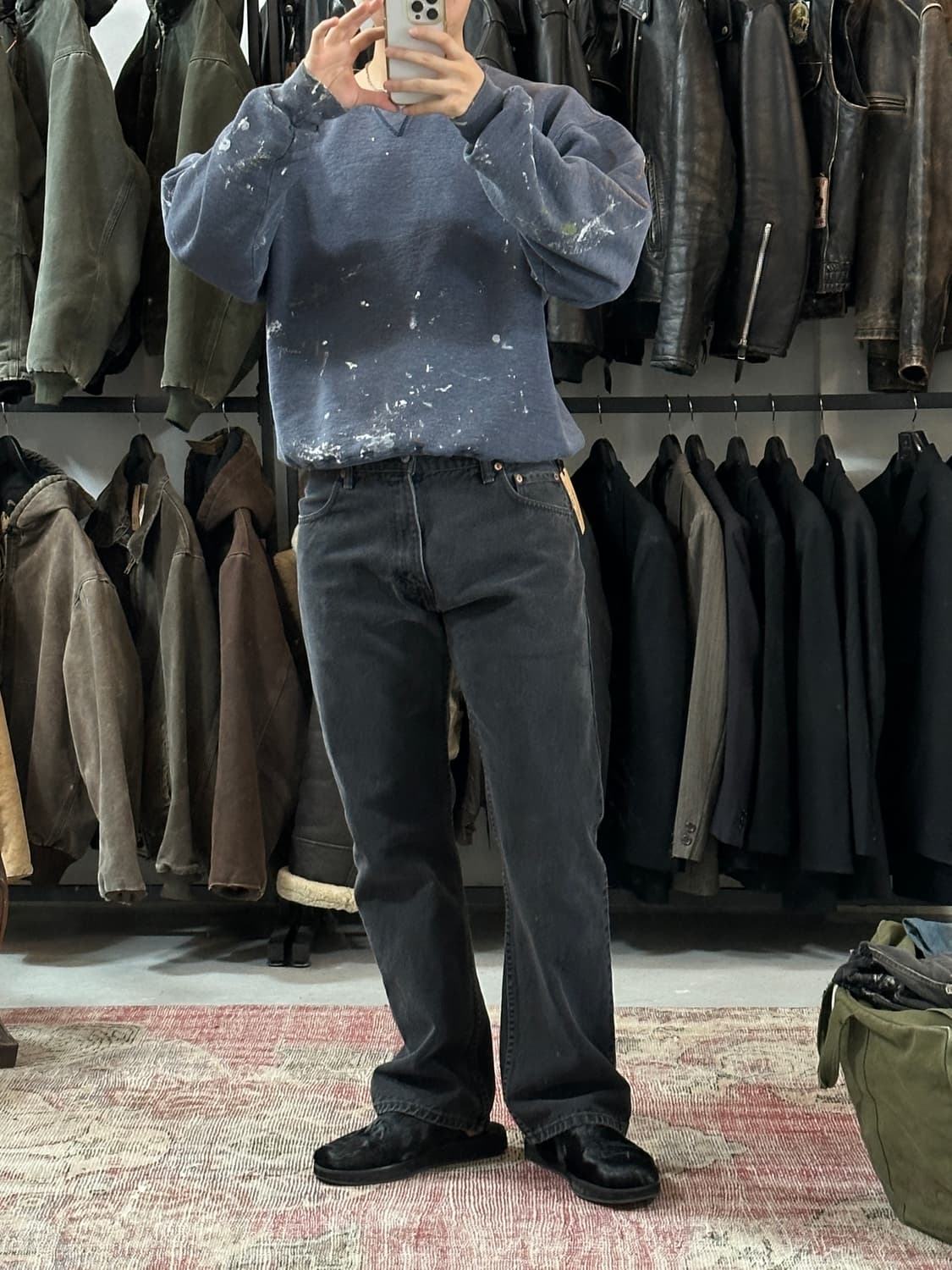 00's 리바이스 517 블랙 부츠컷 플레어진 상품이미지2