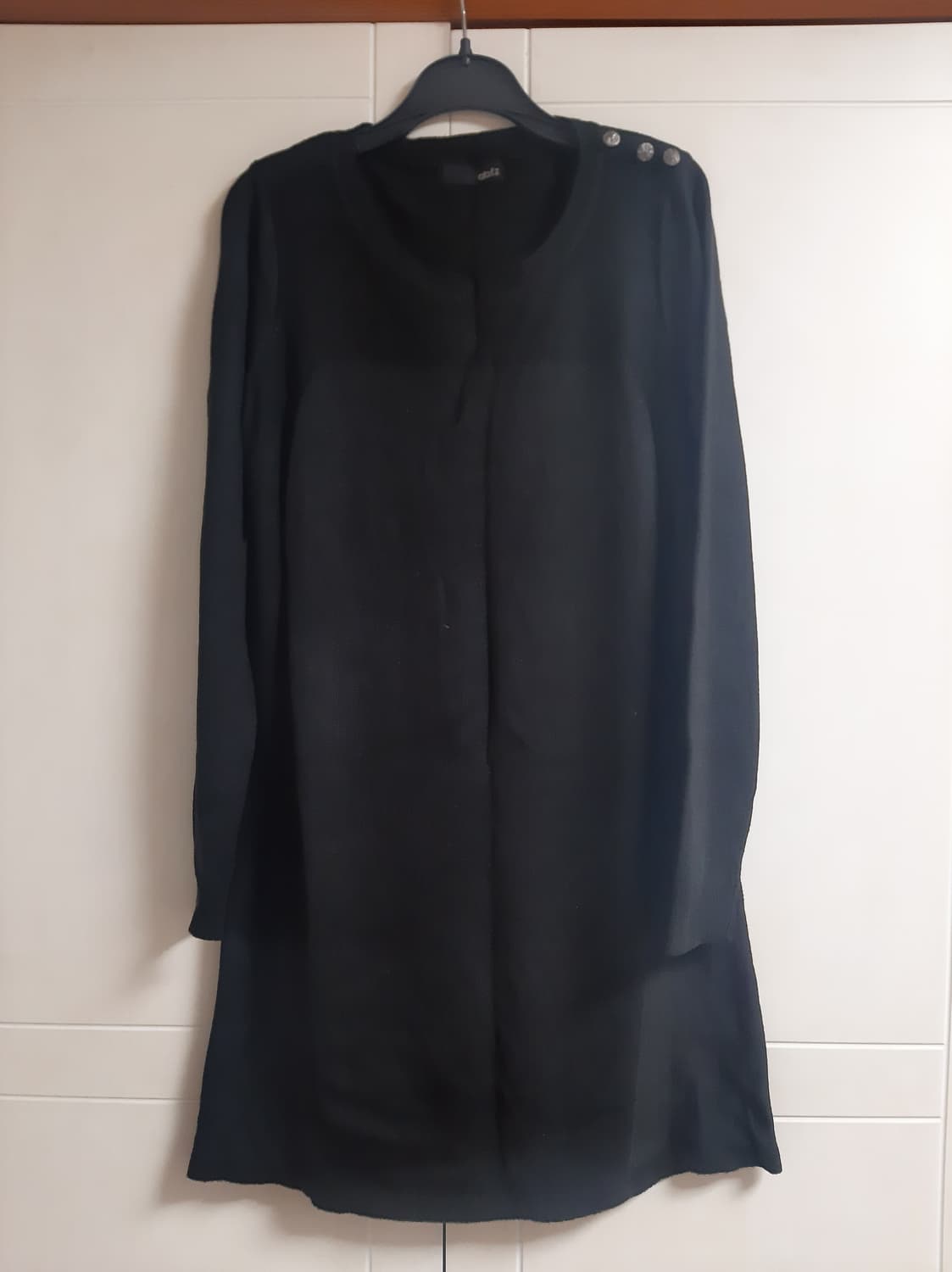 블랙 기본 니트 원피스 상품이미지2