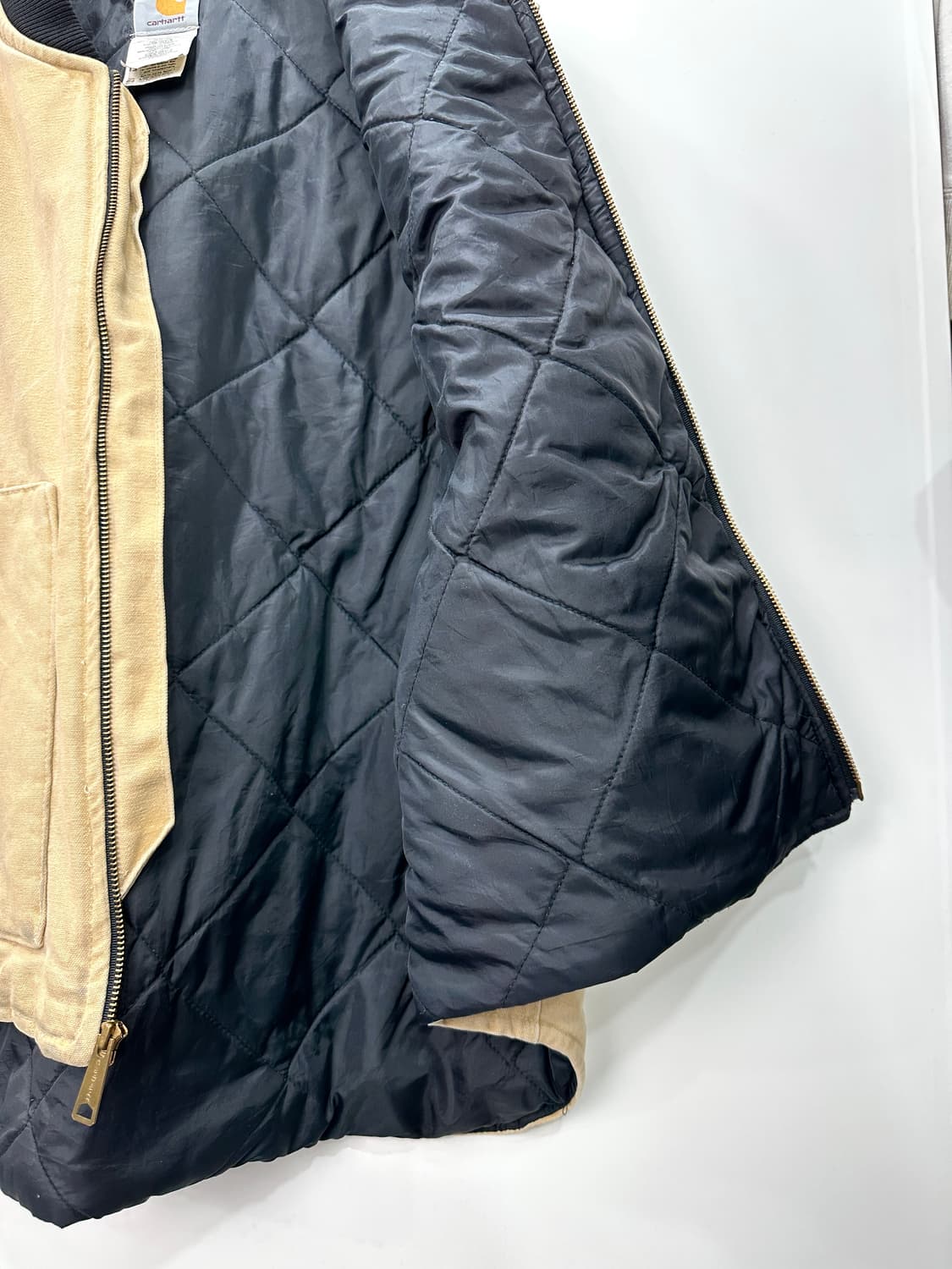 칼하트 덕 캔버스 퀄팅안감 베스트 2XL 상품이미지3