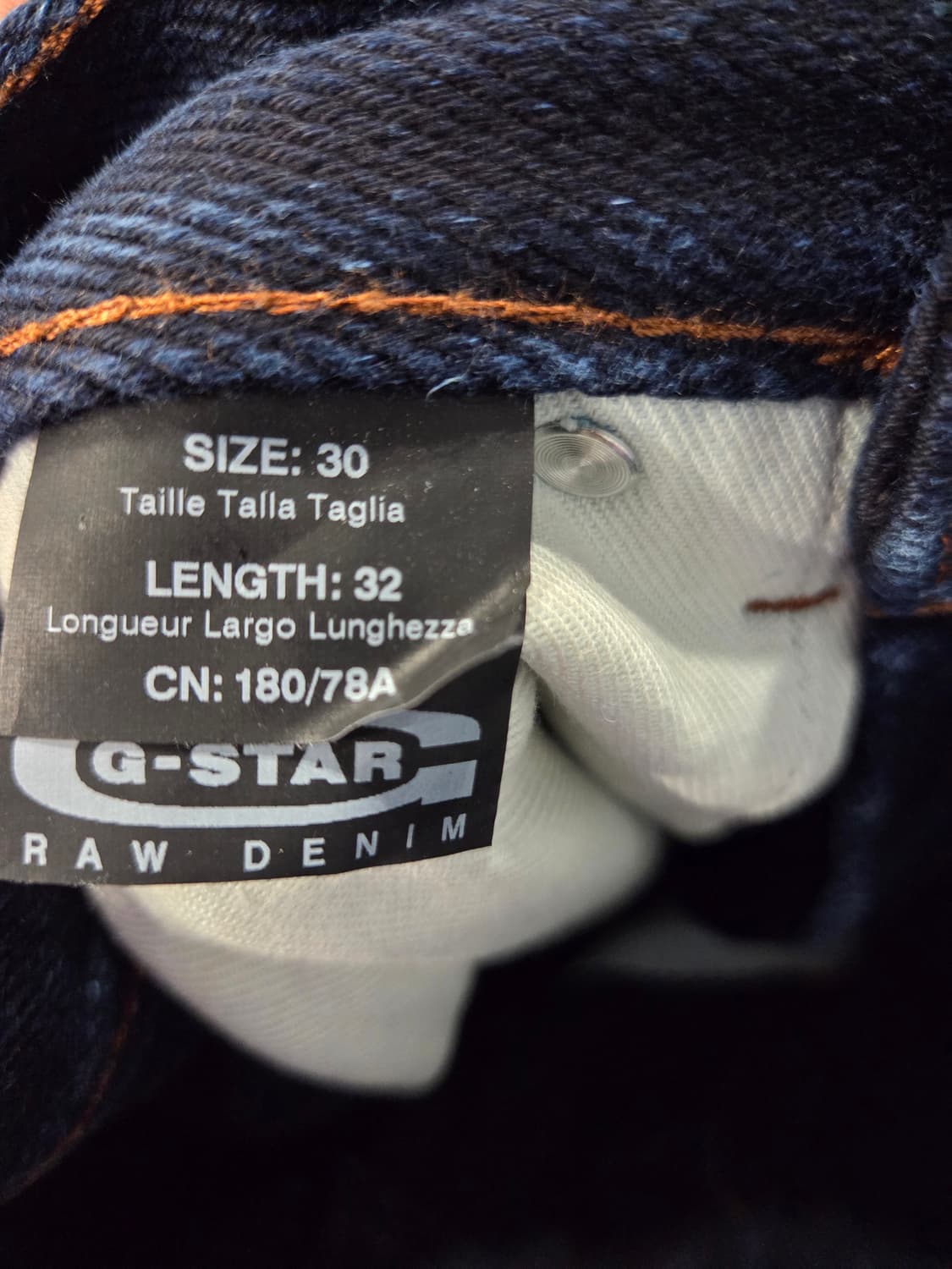 G-Star Rackam 블랙 워크웨어 데님 팬츠(W30/L32)택없음 상품이미지7