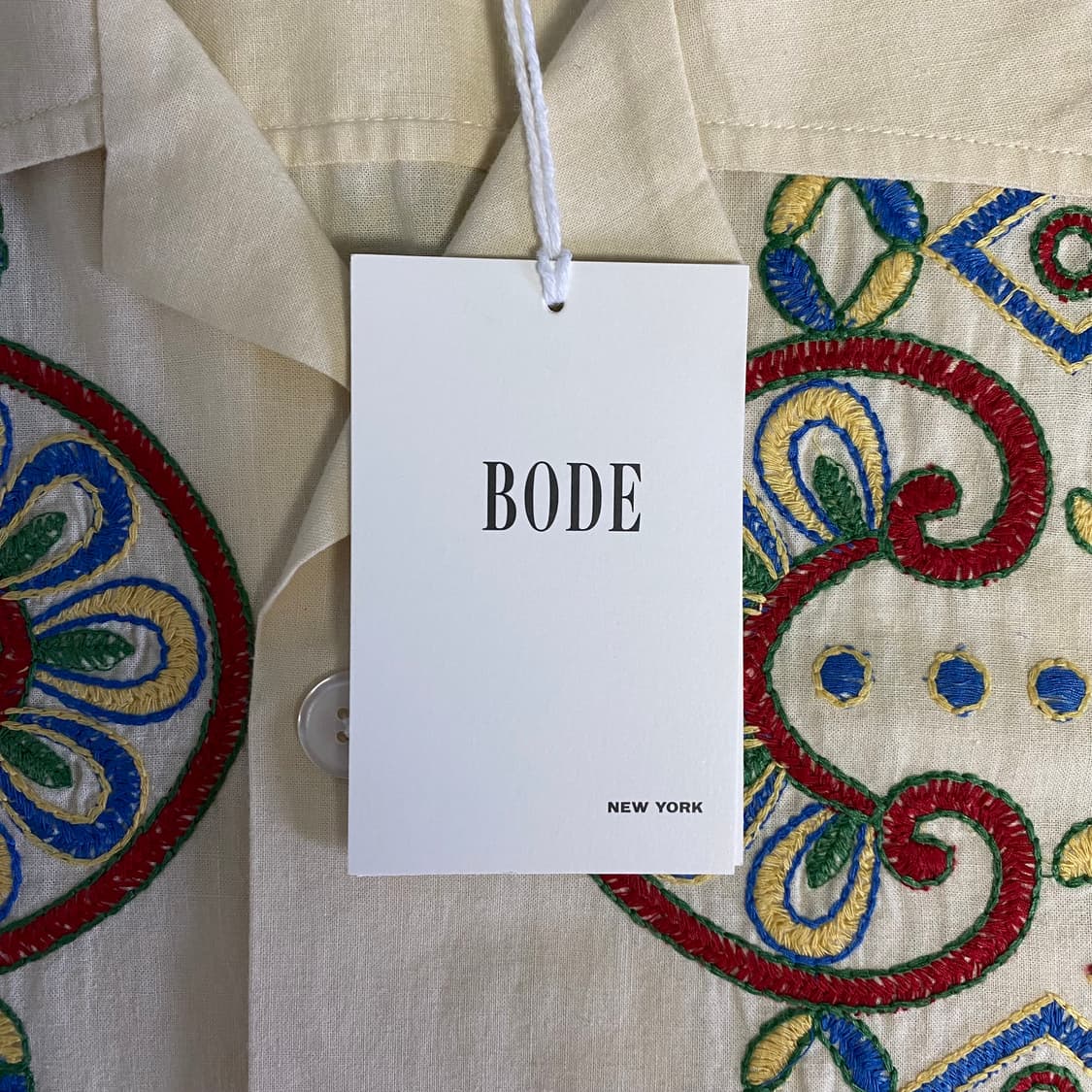 [S/M] 보디 Bode 엠브로이더드 카니발 숏 슬리브 반팔 셔츠 상품이미지5