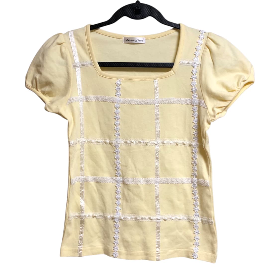 레이스 리본 퍼프 탑 상품이미지2