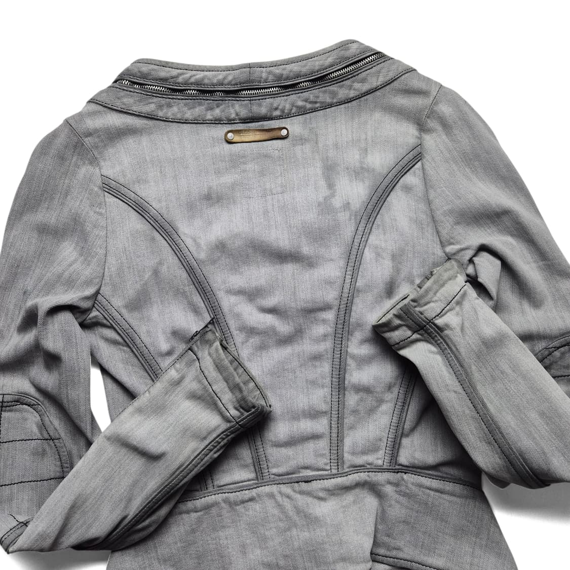 [M] 디젤 사선지퍼 데님자켓 이태리메이드 상품이미지8