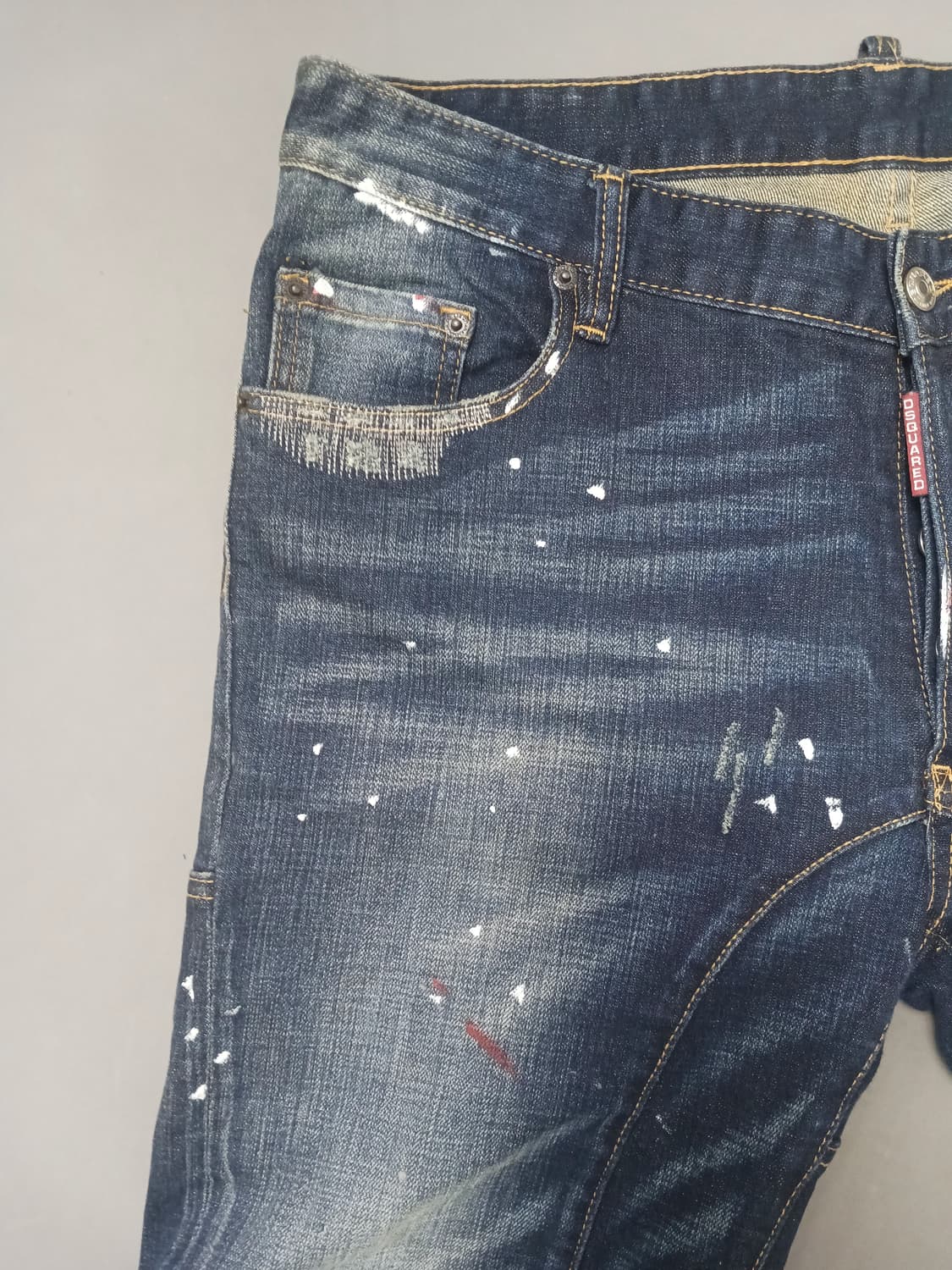 [36] 디스퀘어드2 마차 바이커진 청바지 상품이미지2