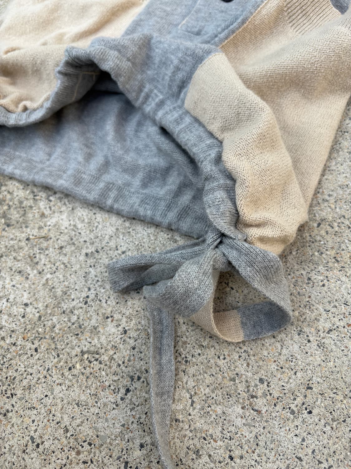 Y's 요지 야마모토 후드 풀오버 니트 상품이미지3