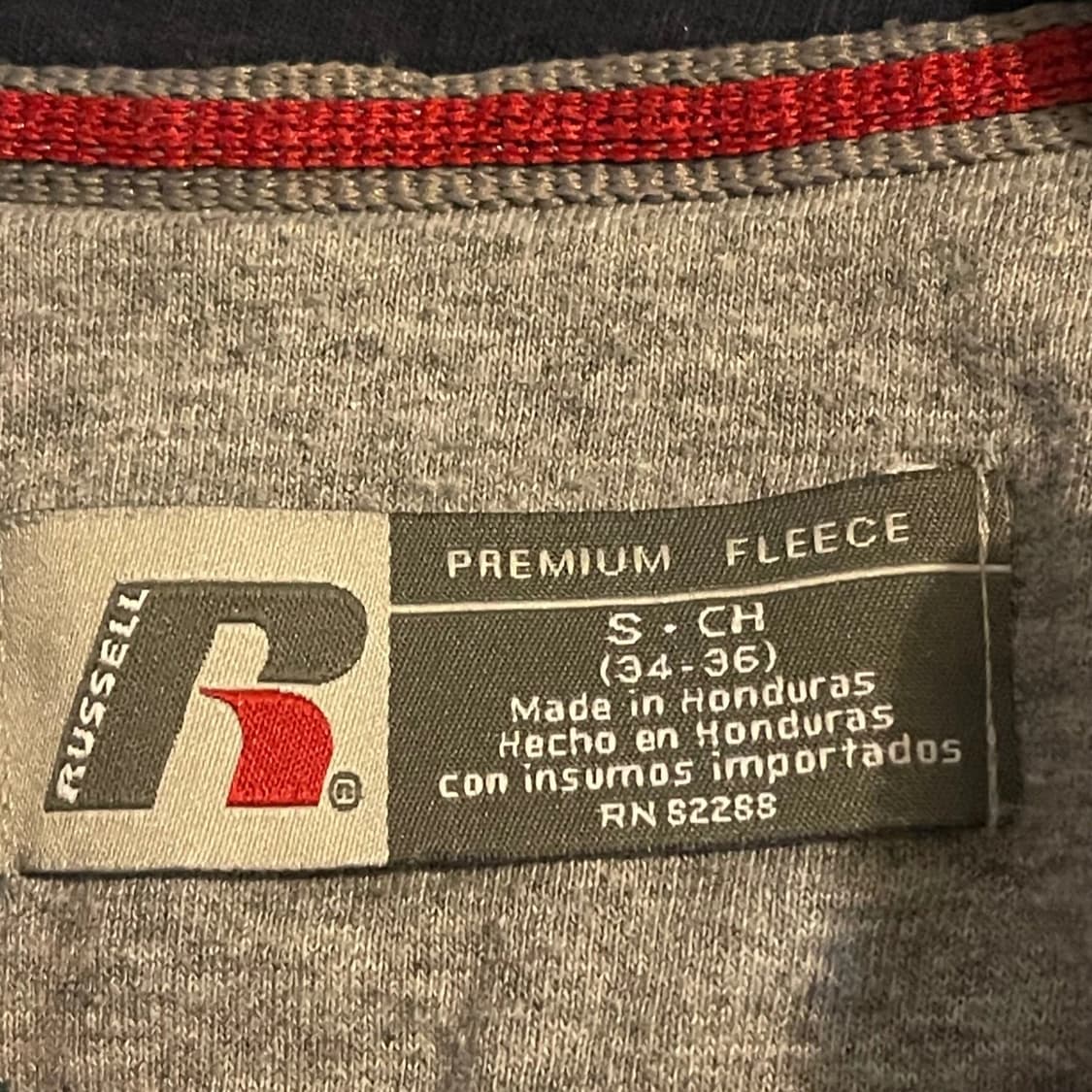 러셀 애슬레틱 스웻 후드집업 블루 네이비 상품이미지3