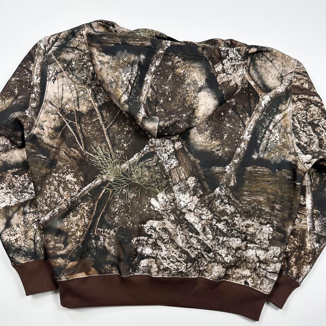 허프 h로고 디테일 헤비 코튼 후드티 (L) 상품이미지4