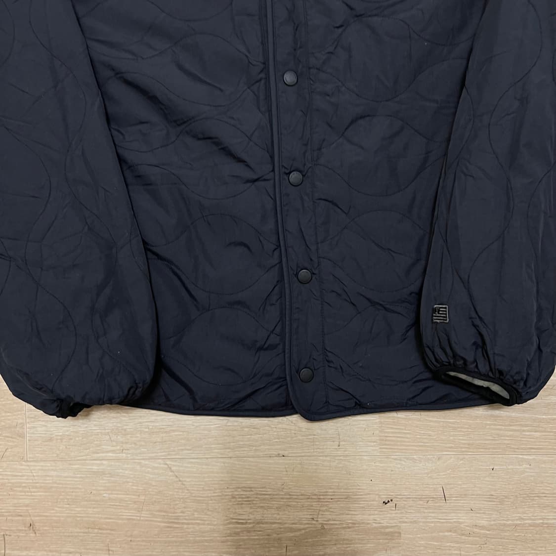 예일 신슐레이트 리버시블 퀼팅 후리스 자켓 [블랙/화이트] M/95 상품이미지3