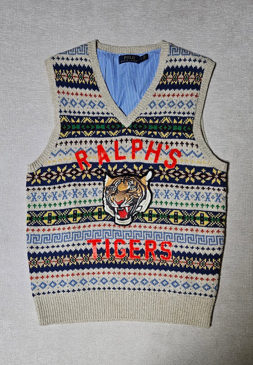 [M] 폴로 랄프 로렌 타이거 페어아일 베스트 상품이미지2