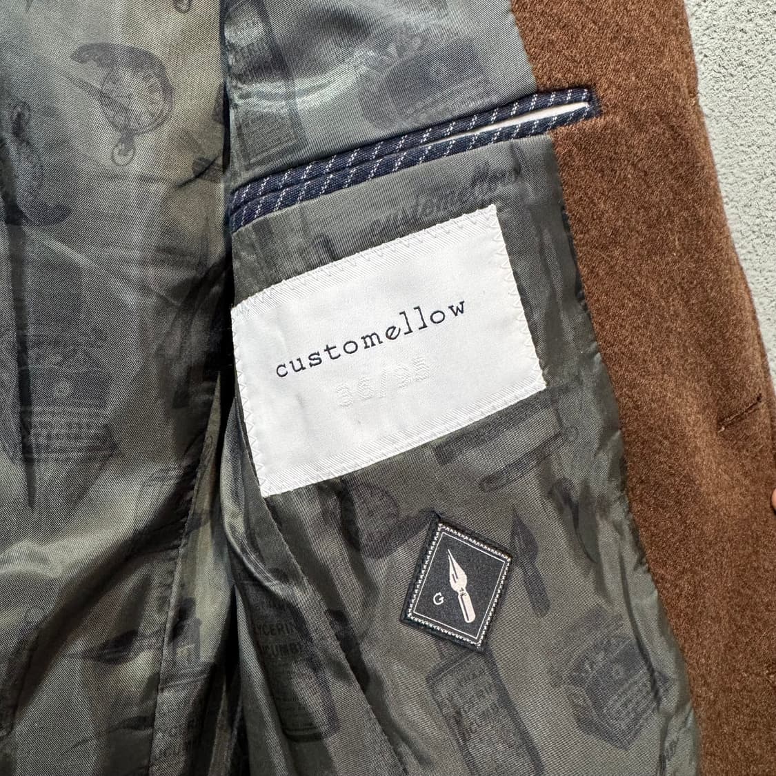 커스텀멜로우 테일러드 캐주얼 블레이저 자켓 (M)    상품이미지7