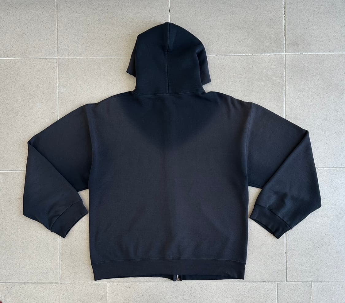 빈티지 러셀 후드집업 블랙 M 상품이미지2