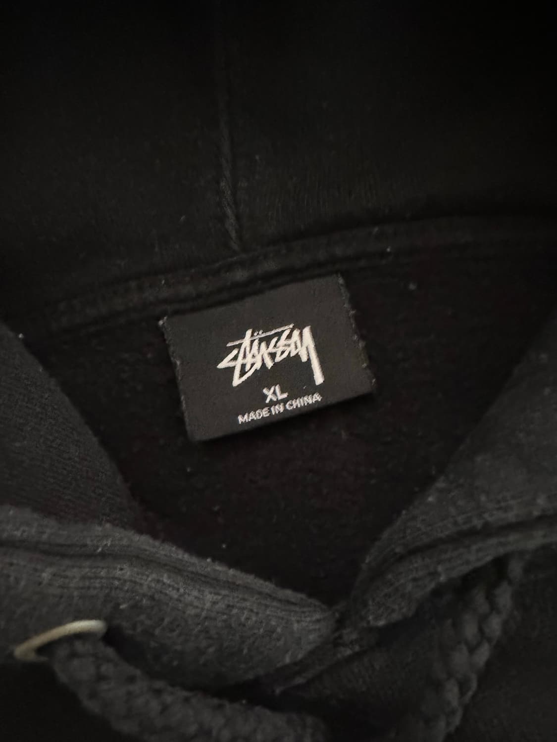 스투시 아플리케 후드티 xl 상품이미지3