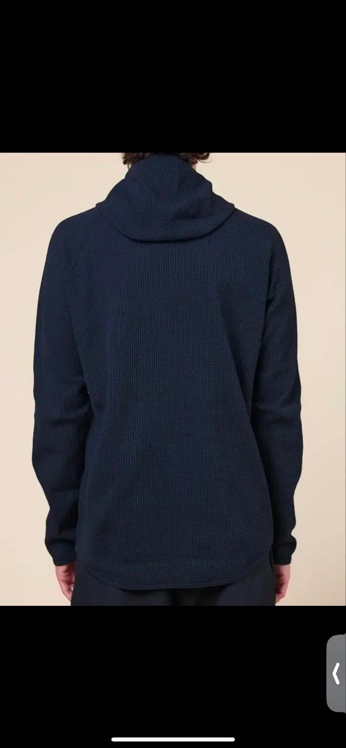 골드윈 와플 후드 블랙 5 XL 상품이미지2