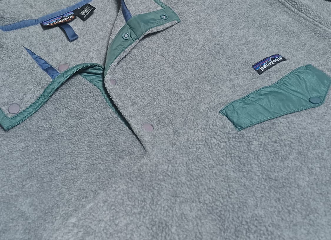 [L-XL] 파타고니아 신칠라 스냅티 올드 모델 그레이 / 블루 그린 상품이미지6