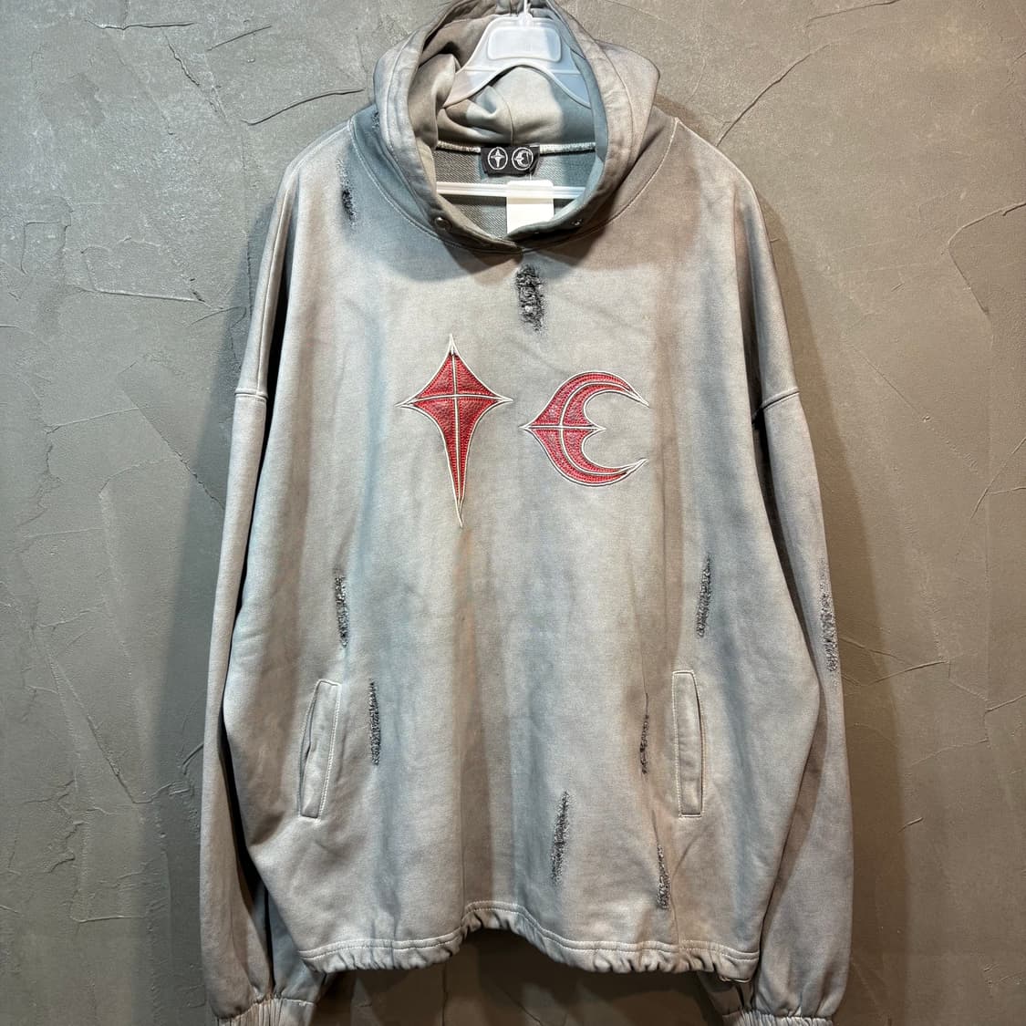 [M] THUG CLUB 떠그클럽 피그먼트 빈티지 후디 상품이미지1