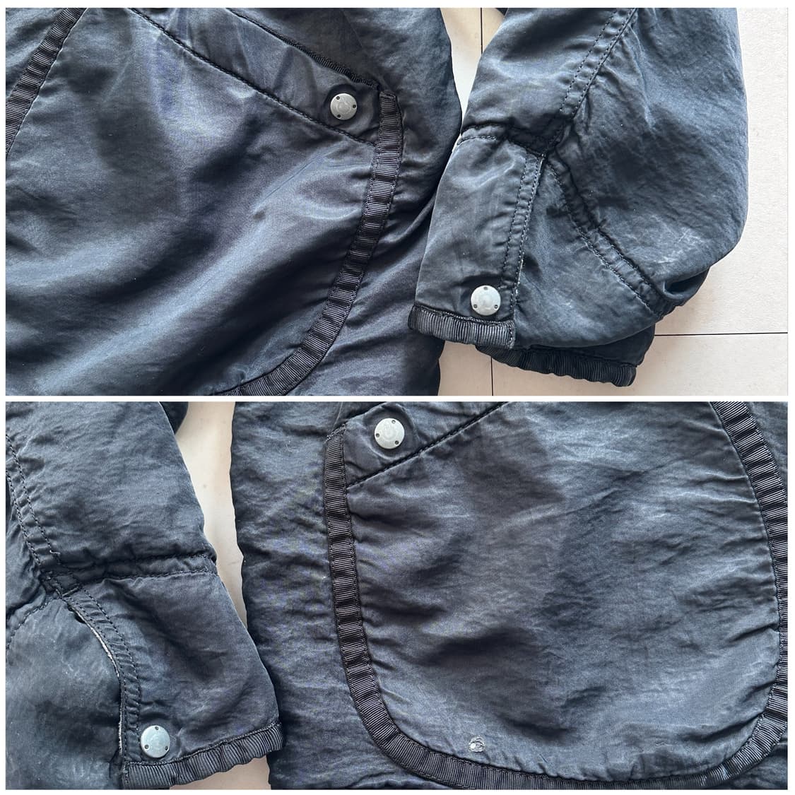 80s 데자토 Dezert+ 레드라벨 나일론 블루종 MA-1 자켓 상품이미지4