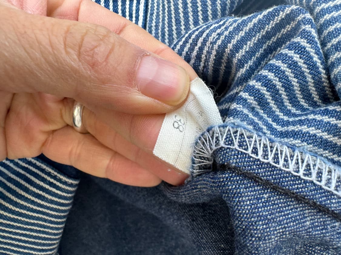 90s 포인터 히코리 대님 코듀로이 카라 데님 초어 워크 자켓 상품이미지7