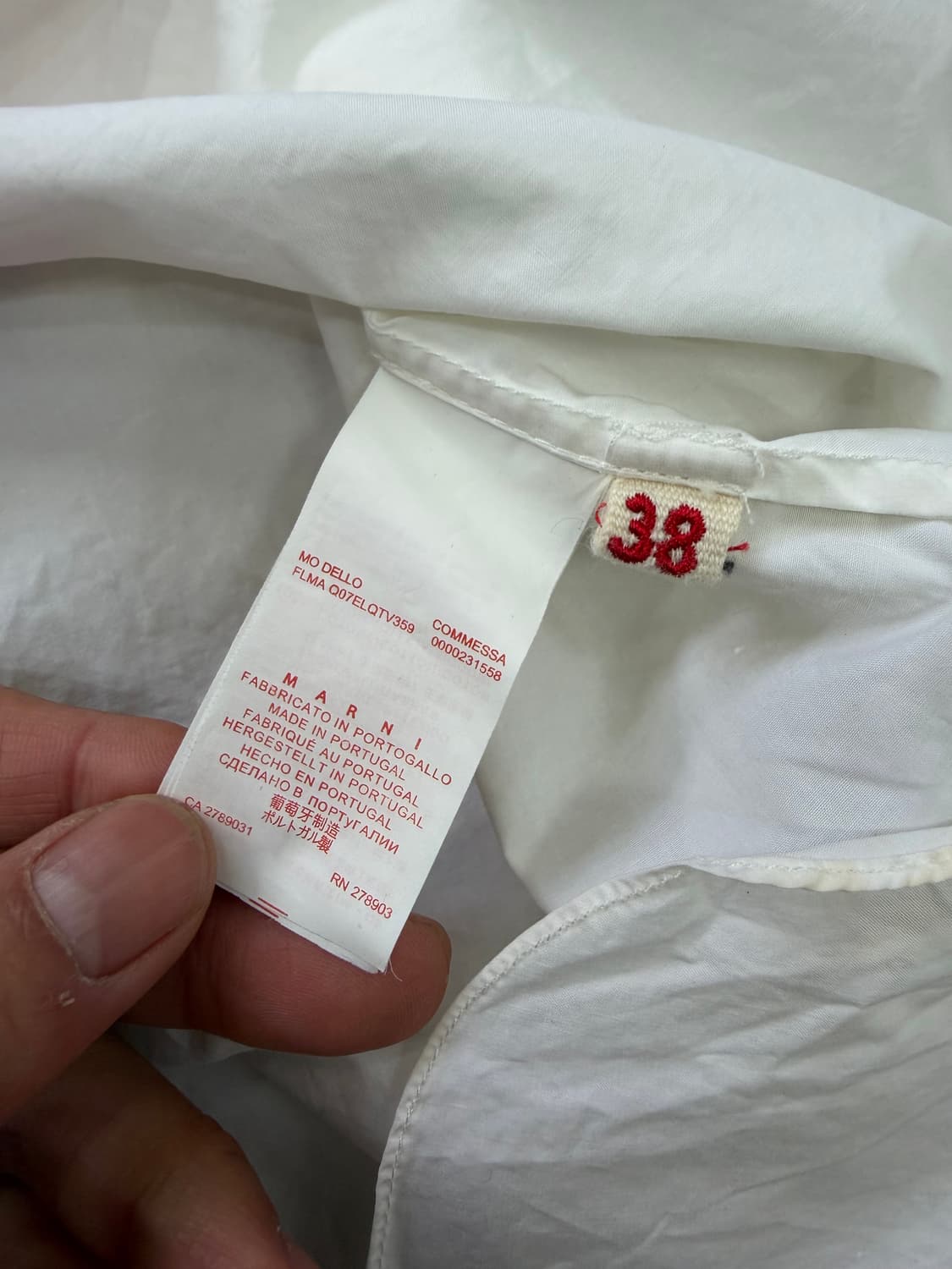 정품) 마르니 여성 프린팅 셔츠 38 상품이미지8