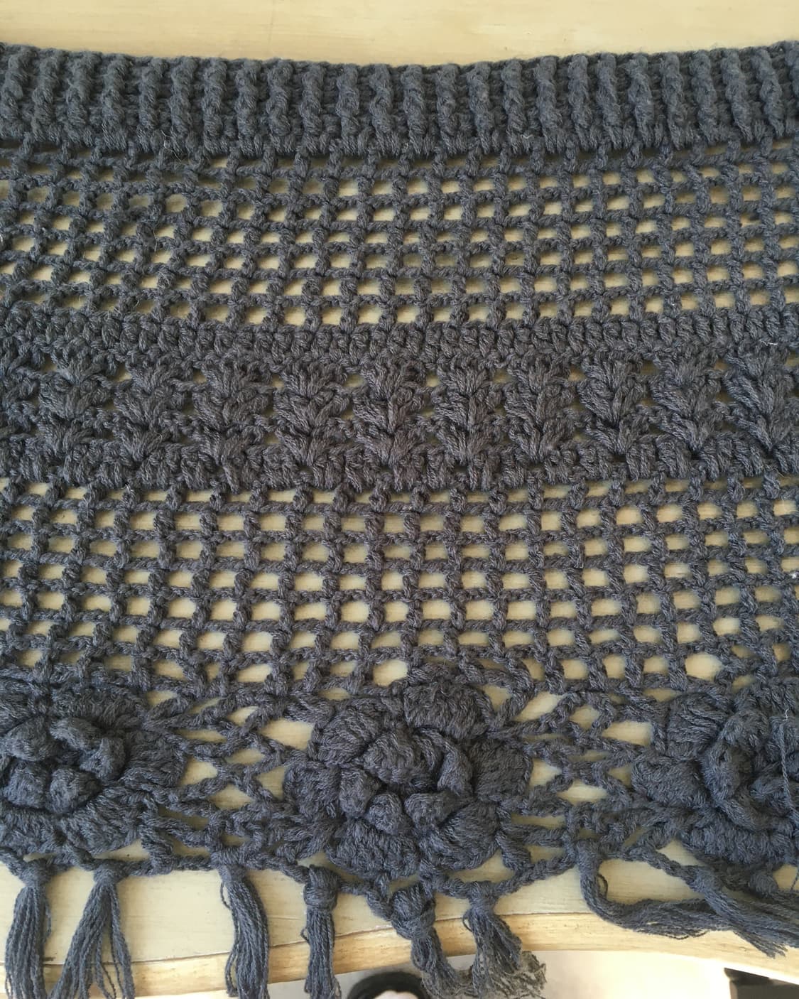  fringe net cape 상품이미지4