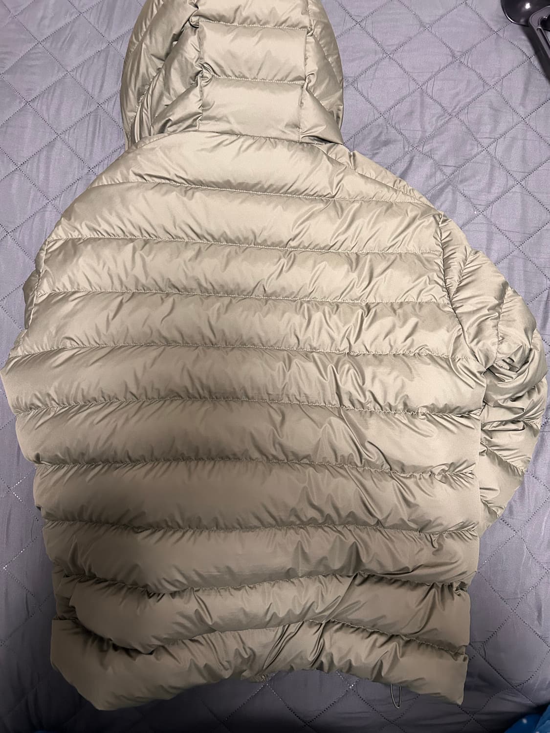 무신사 스탠다드 시티 레저 후드 라이트 다운 자켓 카키 상품이미지6